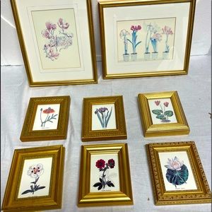 Vintage Balangier Floral Art Set